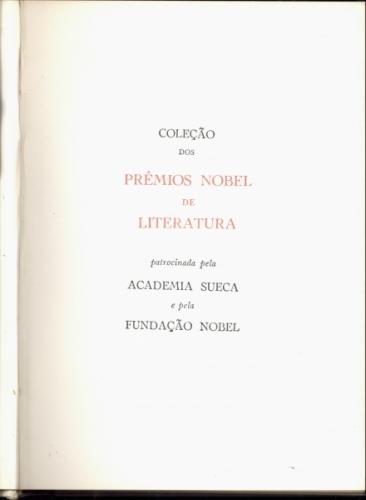 Coleção dos Prêmios Nobel de Literatura - Miréia