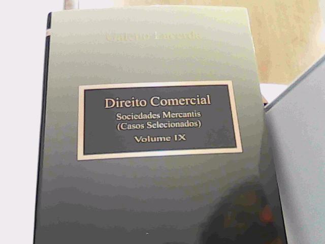 Direito Comercial (vol Ix) Sociedades Mercantis (casos Selecionados)