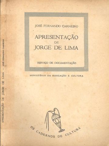 Apresentação de Jorge de Lima