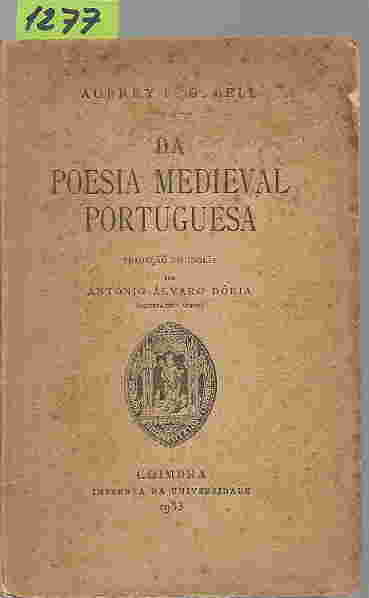 Da Poesia Medieval Portuguesa