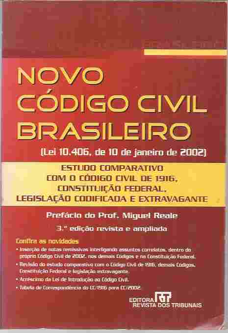 Livro Novo Codigo Civil Brasileiro Miguel Reale Estante Virtual