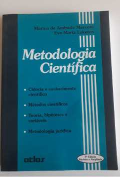 Livro Metodologia Científica Eva Maria Lakatos Marina de Andrade