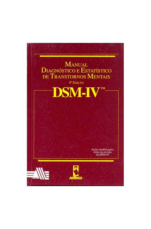 Livro Manual Diagn Stico E Estat Stico De Transtornos Mentais