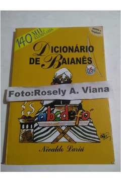 Livro Dicionario De Baianes Nivaldo Lariu Estante Virtual