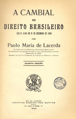 A Cambial no Direito Brasileiro