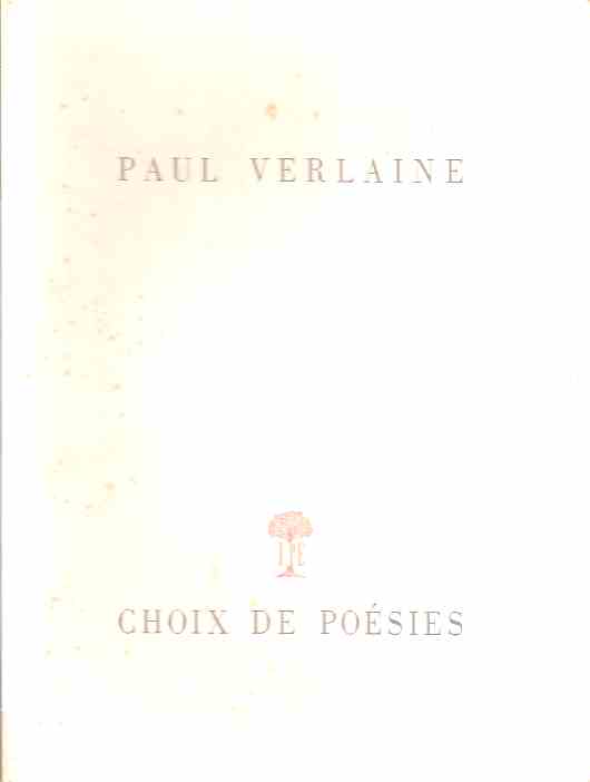 Choix de Poésies
