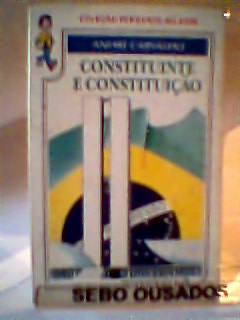 CONSTITUINTE E CONSTITUICAO