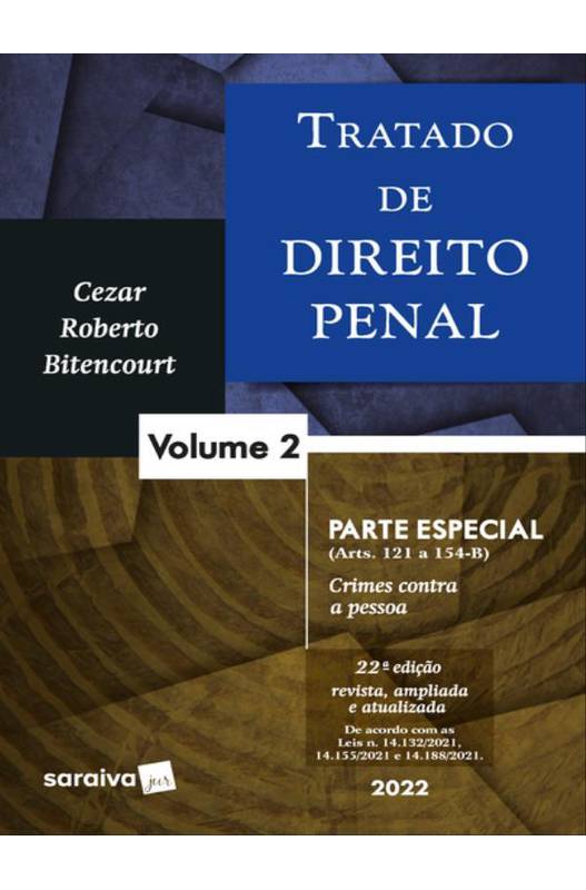 Livro Tratado De Direito Penal Parte Especial Vol 2 22ª Ed