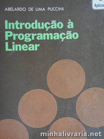 Livro: Introdução À Programação Linear - Abelardo De Lima Puccini ...