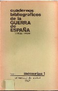 Cuadernos Bibliograficos de La Guerra de España (1936-1939)