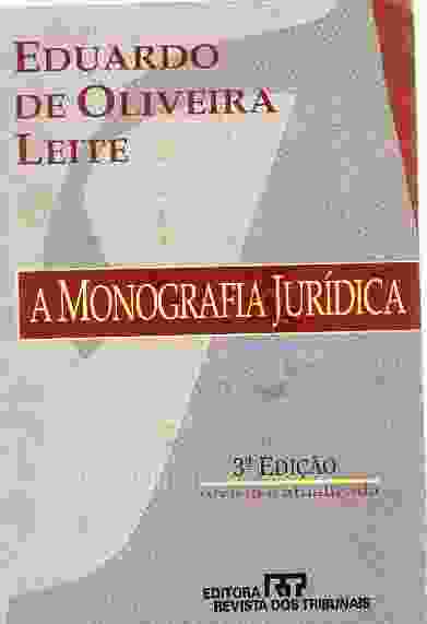 A Monografia Jurdica