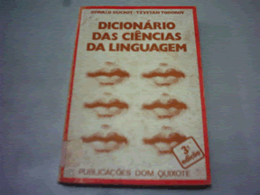 Livro: Dicionario Enciclopedico das Ciencias da Linguagem
