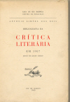 Bibliografia da Crítica Literária Em 1907