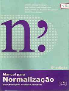 Manual para Normalização de Publicações Técnico-científicas