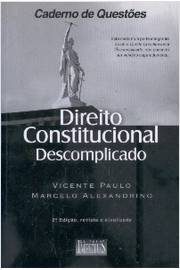 Caderno de Questões Direito Constitucional Descomplicado