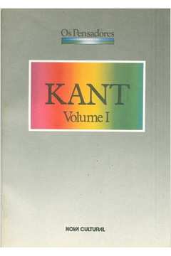 Sebo do Messias Livro - Kant - Os Pensadores