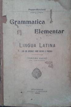 Livro: Grammatica Elementar da Lingua Latina - Puppo Ravizza