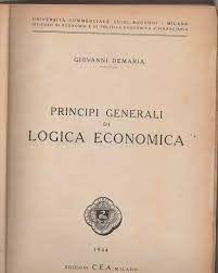 Principi Generali Di Logica Economica