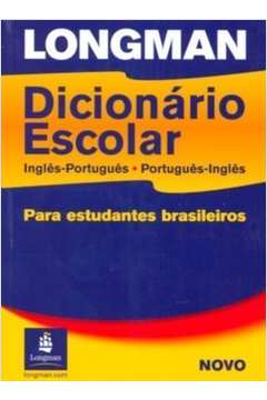 Livro - Dicionário Escolar - Inglês/ Português - Seminovo