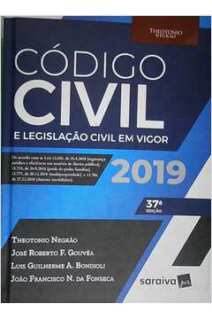 Código Civil e Legislação Civil Em Vigor