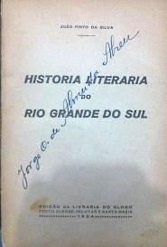 Historia Literaria do Rio Grande do Sul
