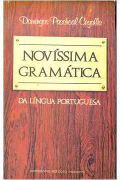 Livro: Novíssima Gramática Da Língua Portuguesa - Domingos Paschoal ...