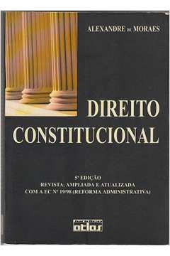 Livro: Direito Constitucional - Alexandre de Moraes | Estante Virtual