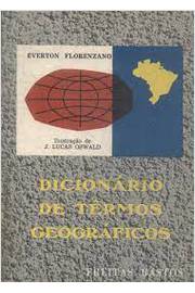 Dicionario de Termos Geograficos