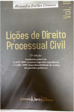 Lições de Direito Processual Civil Vol. II