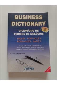 Livro - Business Dictionary - Novo Dicionário De Termos