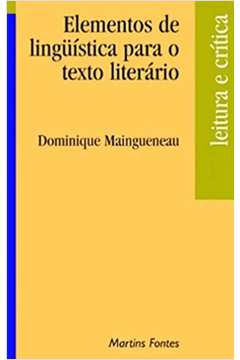 Elementos de Linguística para o Texto Literário