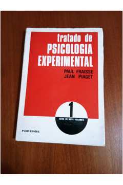 Livro Tratado de Psicologia Experimental Jean Piaget Estante