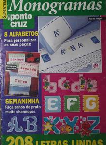 Featured image of post Revista Ponto Cruz Monogramas