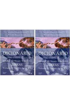 Dicionário Enciclopédico Ilustrado Trilíngue Libras - 2 Volumes