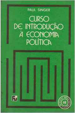 Curso de Introdução à Economia Política