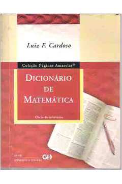 Dicionário de Matemática Obras de Referências-livros
