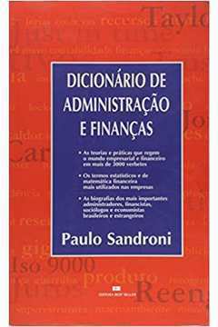 Dicionário de Administração e Finanças