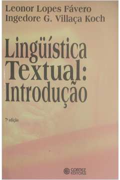 Linguistica Textual: Introdução