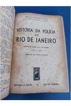 Historia da Policia do Rio de Janeiro 1870-1889