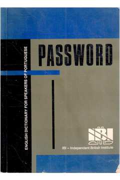 Password - English Dictionary For Speakers of Portuguese