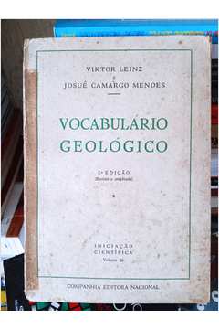 Vocabulário Geológico