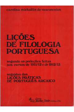 Licões de Filologia Portuguesa