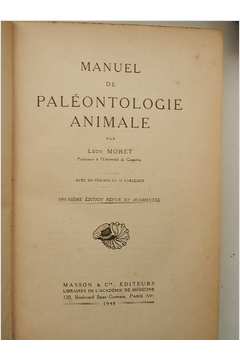 Manuel de Paleontologie Animale