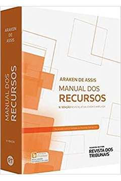 Livro Manual dos Recursos Araken de Assis Estante Virtual