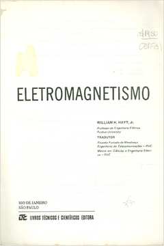 Livro: Eletromagnetismo - William H. Hayt Jr. | Estante Virtual