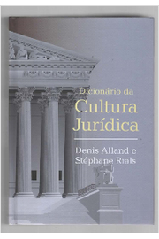 Dicionário da Cultura Jurídica