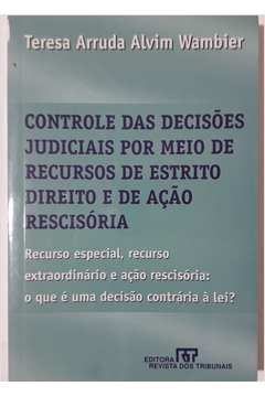 Controle das Decisões Judiciais por Meio de Recursos de Estrito