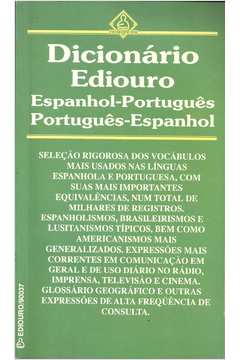 Dicionário Ediouro Espanhol-português Português-espanhol