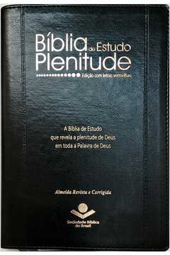 Livro: Biblia De Estudo Plenitude - Edição Com Letras Vermelhas - Jack ...