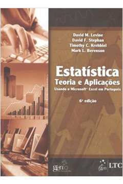 Estatística: Teoria e Aplicações - Usando o Microsoft Excel
